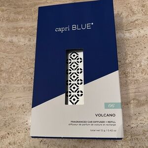 Capri Blue Volcano Car Diffuser & Refill (new/sealed)